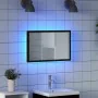 Espejo de baño con luces LED roble negro 60x8,5x37 cm by , bathroom vanities - Ref: Foro24-862547, Price: 54,73 €, Discount: %