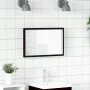 Espejo de baño con luces LED roble negro 60x8,5x37 cm by , bathroom vanities - Ref: Foro24-862547, Price: 54,73 €, Discount: %