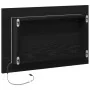 Espejo de baño con luces LED roble negro 60x8,5x37 cm by , bathroom vanities - Ref: Foro24-862547, Price: 54,73 €, Discount: %