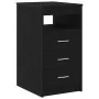 Cajonera de madera contrachapada roble negro 40x50x76 cm von , Schließfächer und Lagerschränke - Ref: Foro24-862009, Preis: 8...