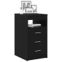 Cajonera de madera contrachapada roble negro 40x50x76 cm von , Schließfächer und Lagerschränke - Ref: Foro24-862009, Preis: 8...