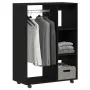 Armario de madera de roble negro 80x40x110 cm by , Wardrobes - Ref: Foro24-862068, Price: 89,18 €, Discount: %