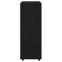 Armario de madera de roble negro 80x40x110 cm by , Wardrobes - Ref: Foro24-862068, Price: 89,18 €, Discount: %