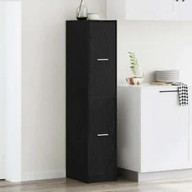 Boticario de madera de roble negro 30x41x144,5 cm de , Taquillas y armarios de almacenamiento - Ref: Foro24-862054, Precio: 1...