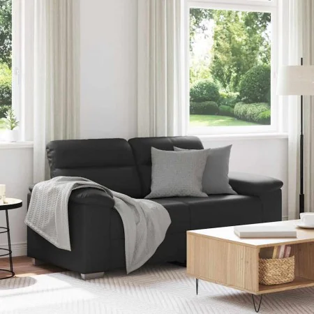 Sofá 2 plazas cuero sintética negro 120 cm von , Sofas - Ref: Foro24-4105337, Preis: 224,43 €, Rabatt: %