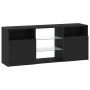 Mueble de TV con luces LED roble negro 120x30x50 cm von , TV-Möbel - Ref: Foro24-862035, Preis: 94,91 €, Rabatt: %