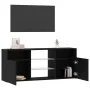 Mueble de TV con luces LED roble negro 120x30x50 cm von , TV-Möbel - Ref: Foro24-862035, Preis: 94,91 €, Rabatt: %