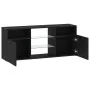 Mueble de TV con luces LED roble negro 120x30x50 cm von , TV-Möbel - Ref: Foro24-862035, Preis: 94,91 €, Rabatt: %