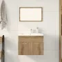 Juego de muebles baño 2 piezas madera ingeniería roble artisan by , Bathroom furniture - Ref: Foro24-862040, Price: 69,38 €, ...