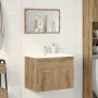 Juego de muebles baño 2 piezas madera ingeniería roble artisan by , Bathroom furniture - Ref: Foro24-862040, Price: 69,38 €, ...