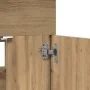Juego de muebles baño 2 piezas madera ingeniería roble artisan by , Bathroom furniture - Ref: Foro24-862040, Price: 69,38 €, ...