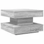 Mesa de centro giratoria 360 grados gris Sonoma 50x50x34,5 cm de , Mesas de centro - Ref: Foro24-858475, Precio: 59,77 €, Des...