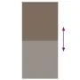 Estor Enrollable Opaco Color Café 105x210cm Tela Ancho 100,7cm by , Blinds and blinds - Ref: Foro24-4011051, Price: 22,61 €, ...