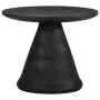 Mesa auxiliar madera maciza de mango negra Ø50x40 cm by , Side tables - Ref: Foro24-4017535, Price: 139,53 €, Discount: %