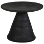 Mesa auxiliar madera maciza de mango negra Ø50x40 cm by , Side tables - Ref: Foro24-4017535, Price: 139,53 €, Discount: %
