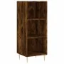 Aparador alto contrachapada roble ahumado 34,5x32,5x180 cm de , Aparadores - Ref: Foro24-3189818, Precio: 75,08 €, Descuento: %