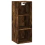 Aparador alto contrachapada roble ahumado 34,5x32,5x180 cm by , Sideboards - Ref: Foro24-3189858, Price: 80,07 €, Discount: %