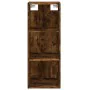 Aparador alto contrachapada roble ahumado 34,5x32,5x180 cm by , Sideboards - Ref: Foro24-3189858, Price: 80,07 €, Discount: %