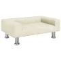 Sofá para niños de terciopelo crema 70x45x26,5 cm de , Mobiliario para bebés y niños pequeños - Ref: Foro24-3196335, Precio: ...