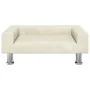 Sofá para niños de terciopelo crema 70x45x26,5 cm de , Mobiliario para bebés y niños pequeños - Ref: Foro24-3196335, Precio: ...