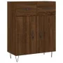 Aparador alto madera contrachapada marrón roble 69,5x34x180 cm von , Sideboards - Ref: Foro24-3200552, Preis: 145,56 €, Rabat...