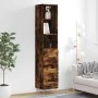 Aparador de madera contrachapada roble ahumado 34,5x34x180 cm von , Sideboards - Ref: Foro24-3189690, Preis: 97,74 €, Rabatt: %