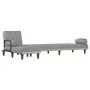 Sofá cama en forma de L tela gris claro 260x140x70 cm von , Sofas - Ref: Foro24-3157272, Preis: 394,24 €, Rabatt: %