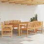 Juego de comedor para jardín 5 piezas madera maciza de teca by , Garden sets - Ref: Foro24-3157948, Price: 1,00 €, Discount: %