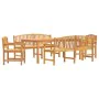 Juego de comedor para jardín 5 piezas madera maciza de teca by , Garden sets - Ref: Foro24-3157948, Price: 1,00 €, Discount: %