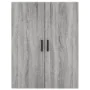 Aparador alto madera contrachapada gris sonoma 69,5x34x180 cm de , Aparadores - Ref: Foro24-3198159, Precio: 170,56 €, Descue...
