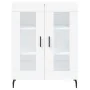 Aparador alto madera contrachapada blanco 69,5x34x180 cm by , Sideboards - Ref: Foro24-3198289, Price: 189,75 €, Discount: %