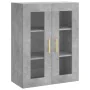 Aparador alto madera contrachapada gris hormigón 69,5x34x180 cm de , Aparadores - Ref: Foro24-3198525, Precio: 161,23 €, Desc...