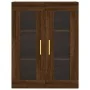 Aparador alto madera contrachapada marrón roble 69,5x34x180 cm by , Sideboards - Ref: Foro24-3198592, Price: 177,01 €, Discou...
