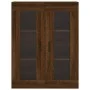 Aparador alto madera contrachapada marrón roble 69,5x34x180 cm by , Sideboards - Ref: Foro24-3198616, Price: 176,28 €, Discou...