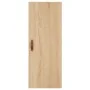 Aparador de madera contrachapada roble Sonoma 34,5x34x180 cm de , Aparadores - Ref: Foro24-3198764, Precio: 101,17 €, Descuen...
