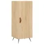 Aparador de madera contrachapada roble Sonoma 34,5x34x180 cm de , Aparadores - Ref: Foro24-3198764, Precio: 101,17 €, Descuen...