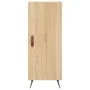 Aparador de madera contrachapada roble Sonoma 34,5x34x180 cm de , Aparadores - Ref: Foro24-3198764, Precio: 101,17 €, Descuen...