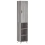 Aparador alto madera contrachapada gris Sonoma 34,5x34x180 cm by , Sideboards - Ref: Foro24-3198959, Price: 91,26 €, Discount: %