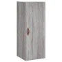 Aparador alto madera contrachapada gris Sonoma 34,5x34x180 cm by , Sideboards - Ref: Foro24-3198959, Price: 91,26 €, Discount: %