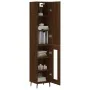 Aparador alto madera contrachapada roble marrón 34,5x34x180 cm von , Sideboards - Ref: Foro24-3199064, Preis: 111,47 €, Rabat...
