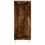 Aparador de madera contrachapada roble ahumado 34,5x34x180 cm de , Aparadores - Ref: Foro24-3199102, Precio: 101,70 €, Descue...