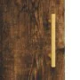 Aparador de madera contrachapada roble ahumado 34,5x34x180 cm de , Aparadores - Ref: Foro24-3199102, Precio: 101,70 €, Descue...
