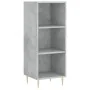 Aparador de madera contrachapada gris hormigón 34,5x34x180 cm von , Sideboards - Ref: Foro24-3199357, Preis: 89,50 €, Rabatt: %