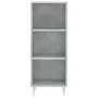 Aparador de madera contrachapada gris hormigón 34,5x34x180 cm von , Sideboards - Ref: Foro24-3199357, Preis: 89,50 €, Rabatt: %