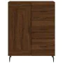 Aparador alto madera contrachapada marrón roble 69,5x34x180 cm by , Sideboards - Ref: Foro24-3190044, Price: 178,86 €, Discou...