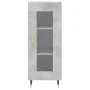 Aparador de madera contrachapada gris hormigón 34,5x34x180 cm by , Sideboards - Ref: Foro24-3199413, Price: 98,02 €, Discount: %