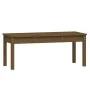Gartenbank aus massivem Kiefernholz, honigbraun, 109 x 44 x 45 cm von vidaXL, Gartenbänke - Ref: Foro24-824007, Preis: 52,88 ...