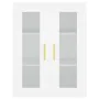 Aparador alto madera contrachapada blanco 69,5x34x180 cm by , Sideboards - Ref: Foro24-3198457, Price: 182,29 €, Discount: %