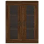 Aparador alto madera contrachapada marrón roble 69,5x34x180 cm de , Aparadores - Ref: Foro24-3198408, Precio: 180,97 €, Descu...