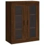 Aparador alto madera contrachapada marrón roble 69,5x34x180 cm by , Sideboards - Ref: Foro24-3198488, Price: 173,02 €, Discou...